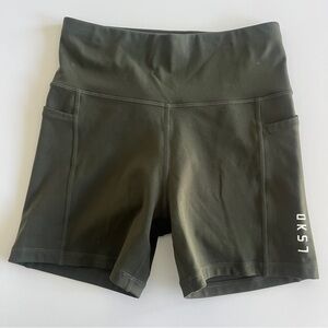 LSKD Women's Olive Green Shorts